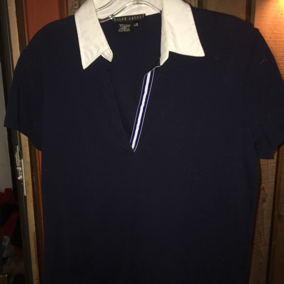 Cute Ralph Lauren navy and white top! - Picture 9 of 15